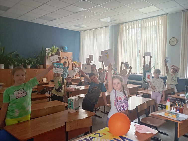 Ещё один день в пришкольном лагере завершён!.